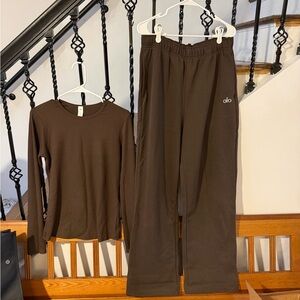 ALO Yoga Brown Track Pants